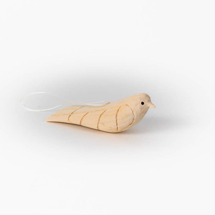 Hand-Carved Bird Ornament