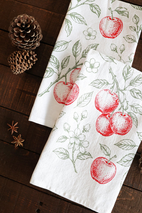 Apple Orchard Tea Towel