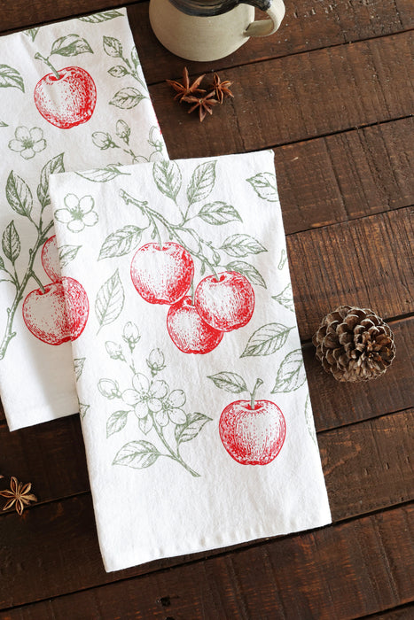 Apple Orchard Tea Towel