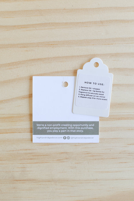 Black Tie Optional  | Car Diffuser