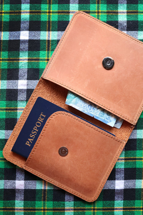 Leather Passport Wallet