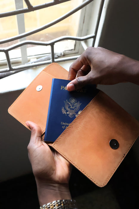 Leather Passport Wallet