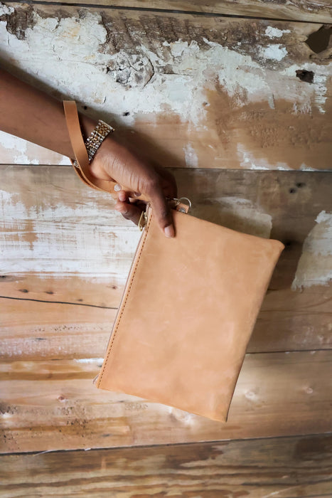 The Leather Clutch