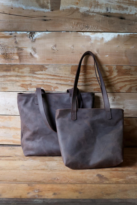 Kilele Leather Market Tote