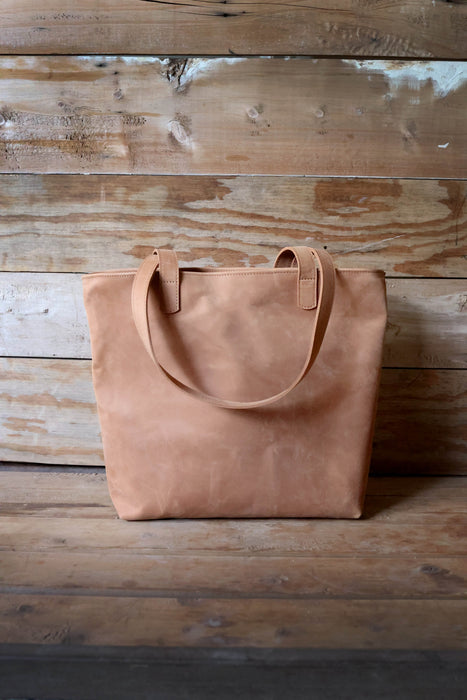 Kilele Leather Market Tote