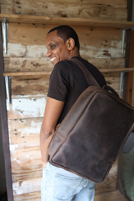 Leather Backpack
