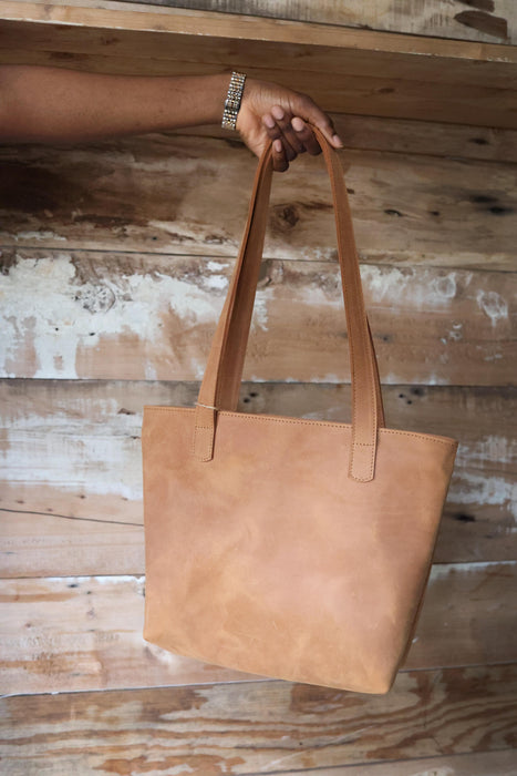 The Kilele Leather Day Tote