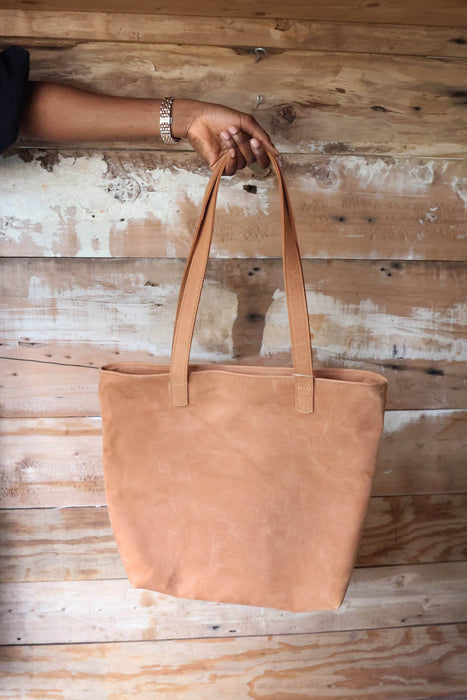 The Kilele Leather Day Tote