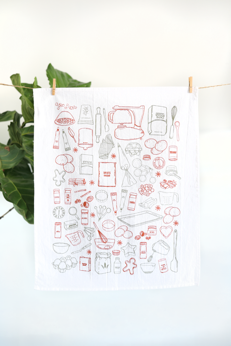 Christmas Cookies Tea Towel