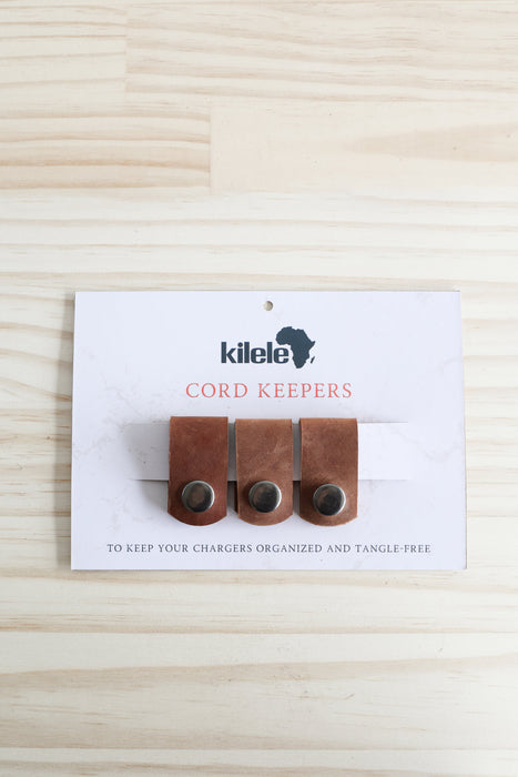 Leather Cord Keepers | set of 3