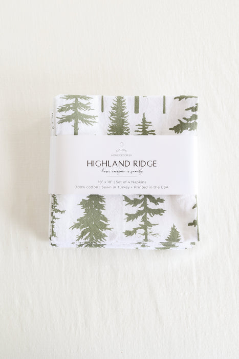 Christmas Tree Napkins Set of 4