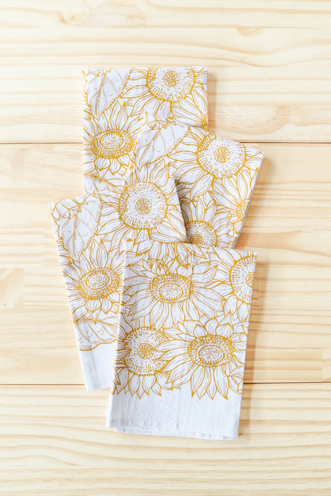 Sunflower Garden Napkins Set of 4