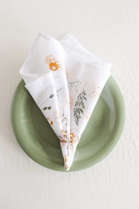 Flower Garden Napkins Set of 4