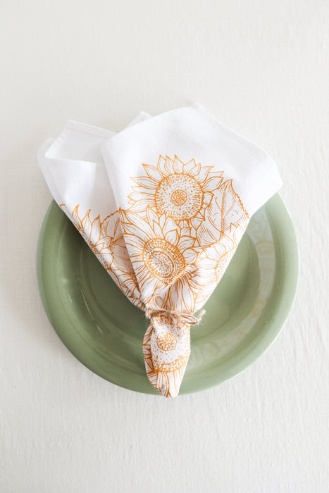 Sunflower Garden Napkins Set of 4