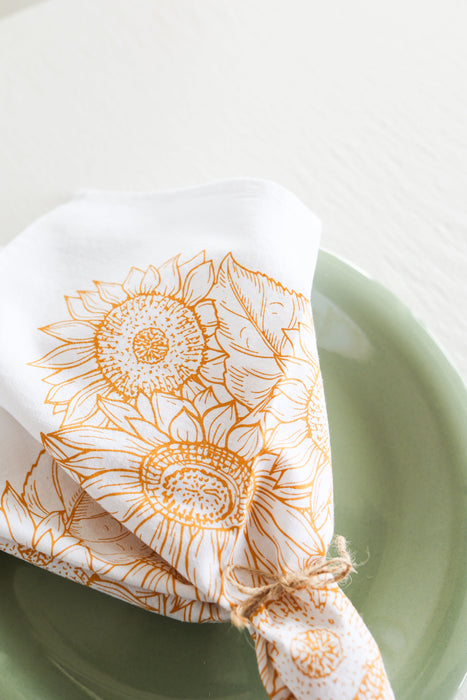 Sunflower Garden Napkins Set of 4