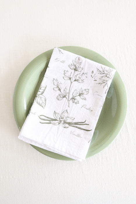 Kitchen Herbs Napkins Set of 4