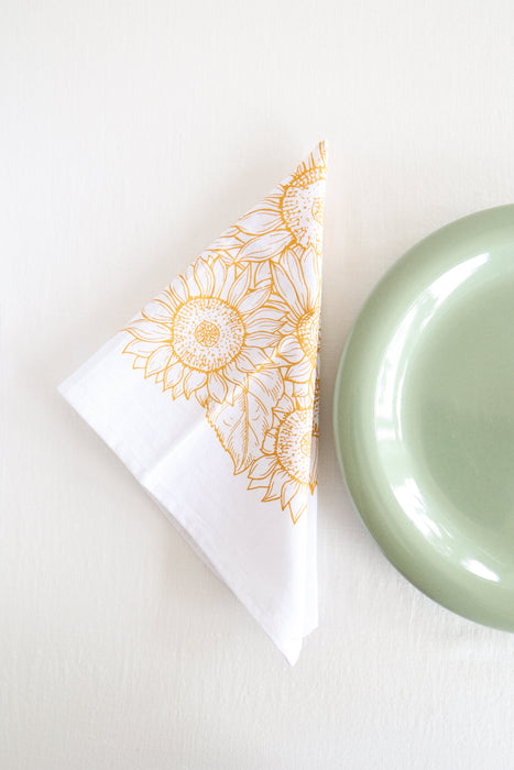 Sunflower Garden Napkins Set of 4