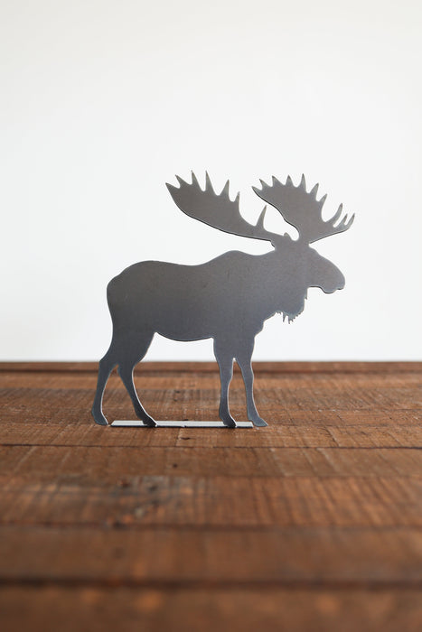 Moose Silhouette Woodland Statue