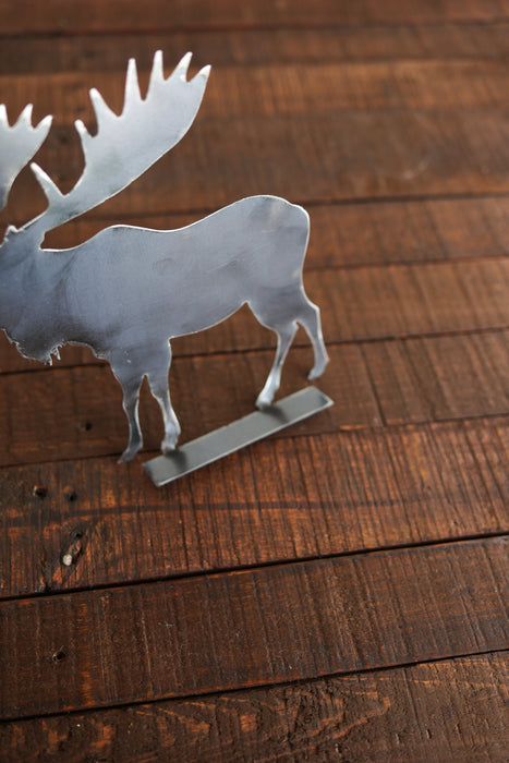 Moose Silhouette Woodland Statue
