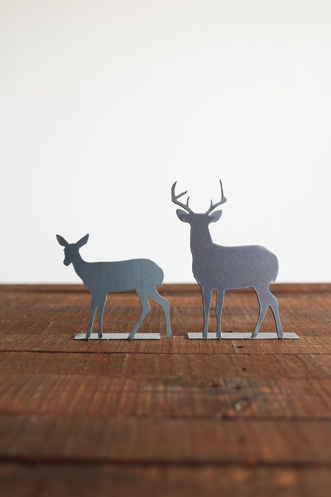 Doe Silhouette Woodland Statue