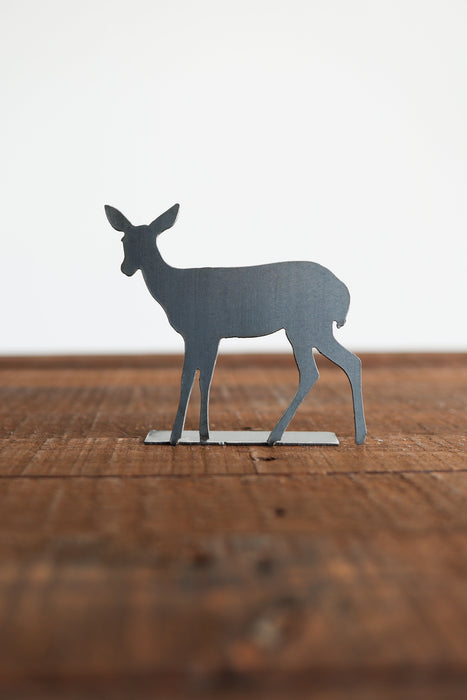 Doe Silhouette Woodland Statue