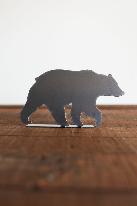Bear Silhouette Woodland Statue
