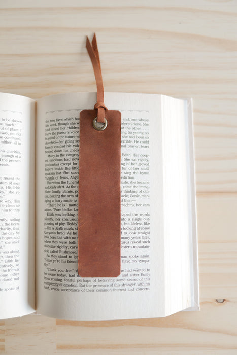 Leather Bookmark