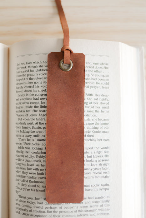 Leather Bookmark
