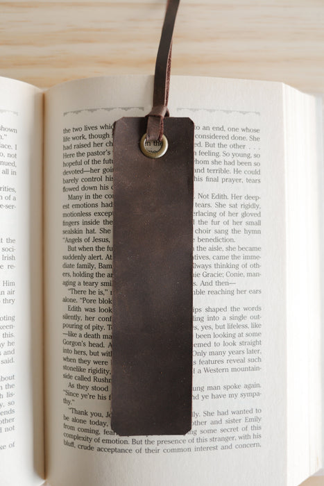 Leather Bookmark