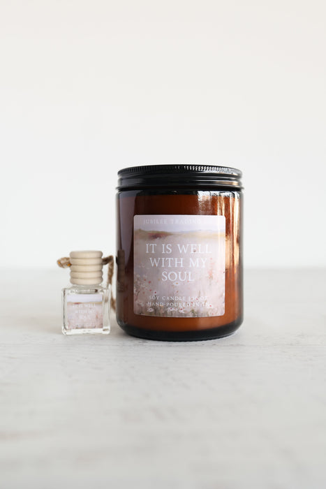 "It Is Well With My Soul" Candle