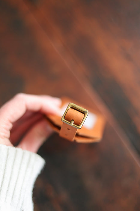 Cognac Luggage Tag