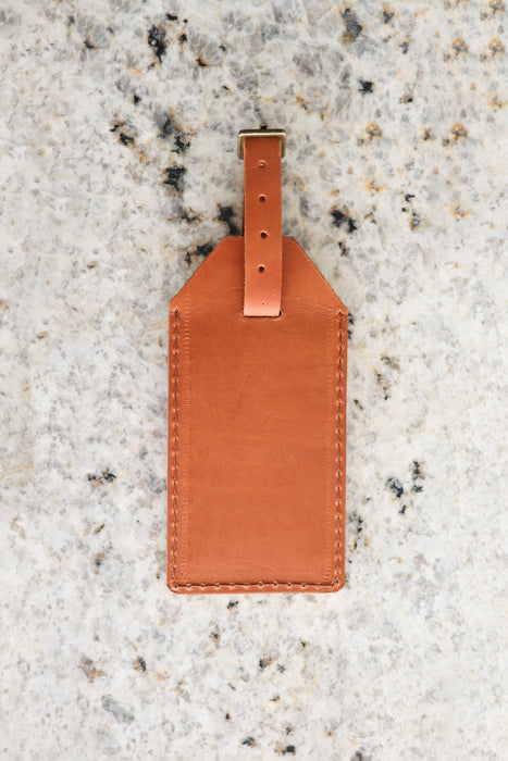 Cognac Luggage Tag