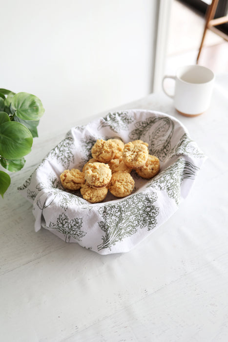 Garden Greens Cabbage Tea Towel