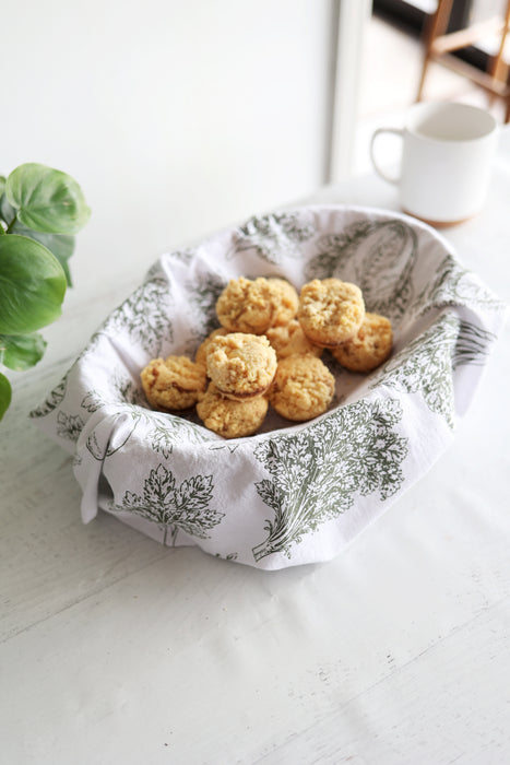 Garden Greens Cabbage Tea Towel