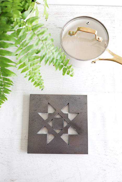 Quilt Square Trivet Hot Plate Pot Holder