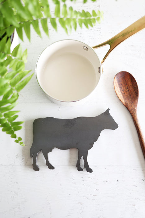 Cow Trivet Hot Plate Pot Holder