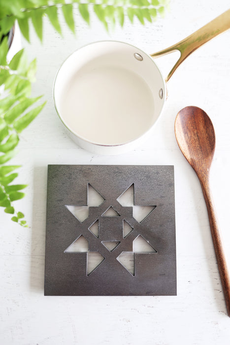 Quilt Square Trivet Hot Plate Pot Holder