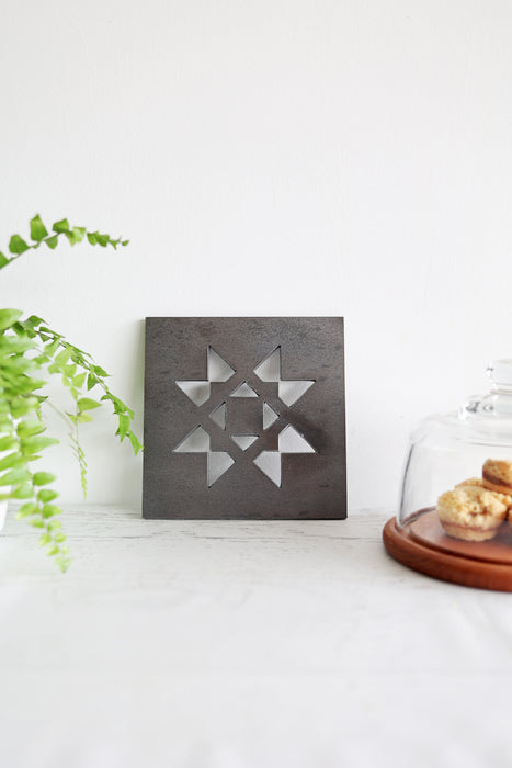 Quilt Square Trivet Hot Plate Pot Holder
