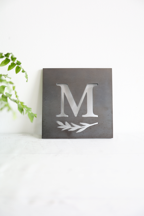 Personalized Kitchen Trivet Hot Plate Monogram Pot Holder Square