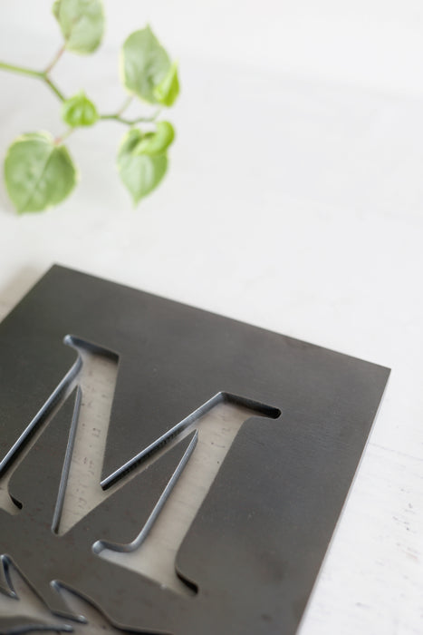 Personalized Kitchen Trivet Hot Plate Monogram Pot Holder Square
