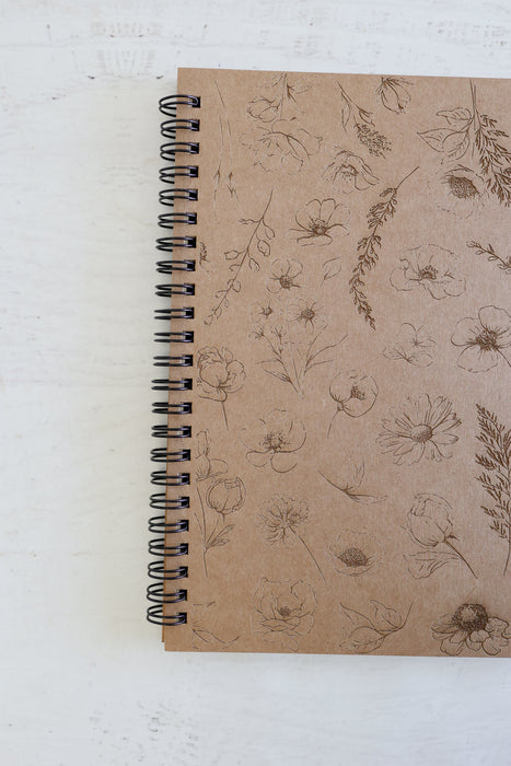 Flower Garden Notebook Journal