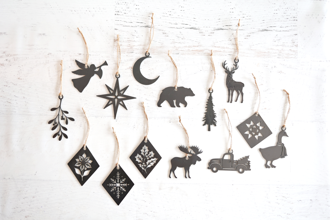 Moose Christmas Tree Ornament