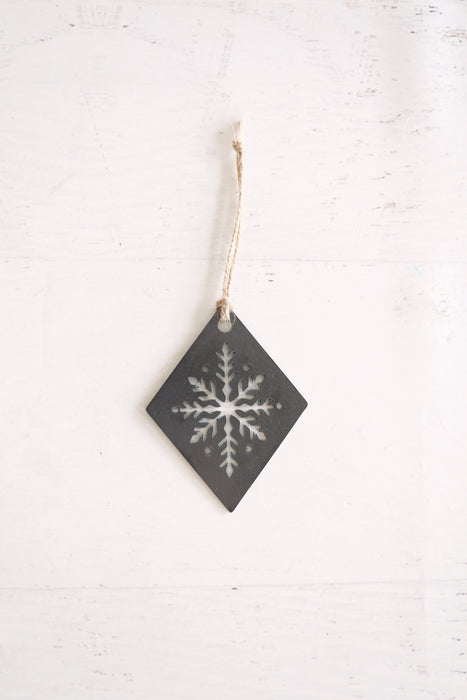 Snowflake Diamond Christmas Tree Ornament