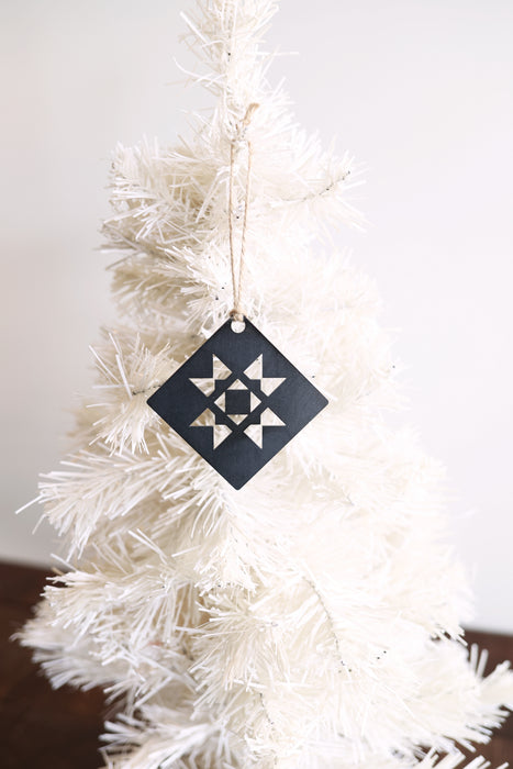 Quilt Square Christmas Tree Ornament