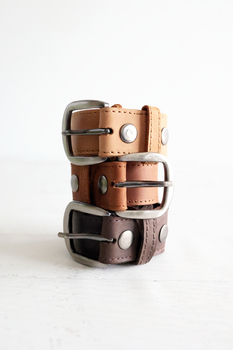 Custom Kilele Leather Belts
