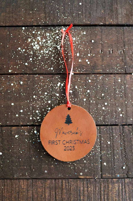 Custom Leather Ornament