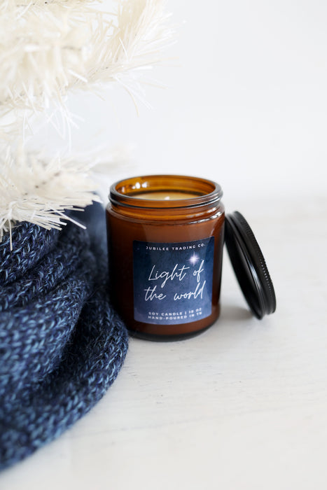"Light Of The World" Candle