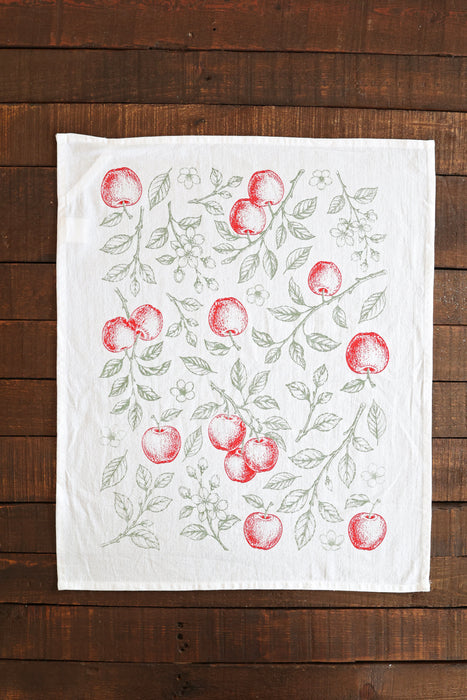 Apple Orchard Tea Towel