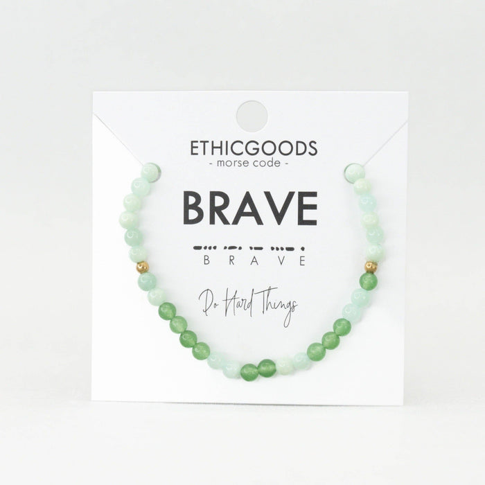 BRAVE | Morse Code Bracelet