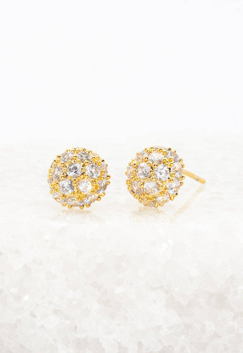 Gold Lustre Bloom Studs